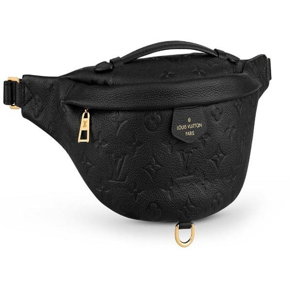 Waist Bag Lv Bum Bag With Black Strap Louis Vuitton Empreinte Bum