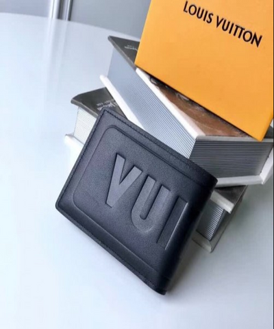 LV Fall-Winter 2018 Multiple Wallet Dark Infinity Leather