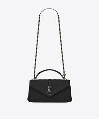 Saint Laurent Large College In Black