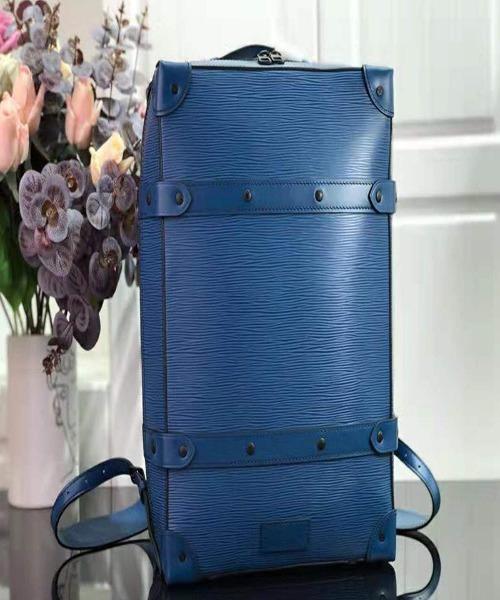 LV Soft Trunk Backpack PM Epi Leather Blue – newlookbag