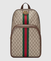 Gucci Ophidia GG Medium Backpack Beige Black