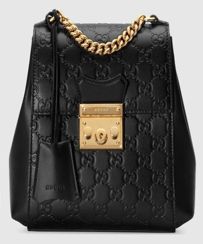 Gucci Padlock GG Signature Backpack Black