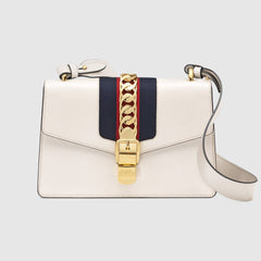 Gucci Sylvie Small Shoulder Bag Off-White