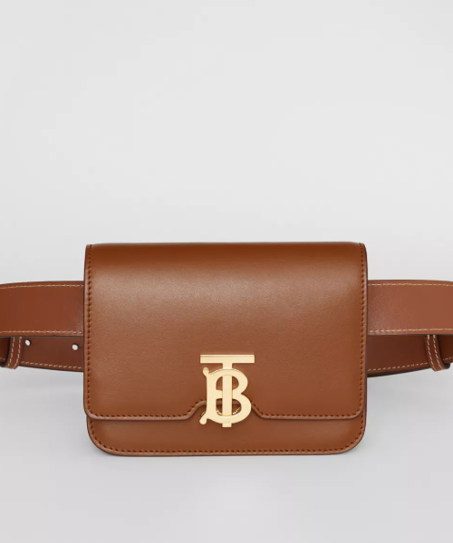 Burberry Belted Leather TB Bag Brown – newlookbag