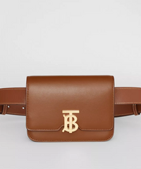 Burberry Belted Leather TB Bag Brown