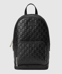 Gucci Signature Leather Backpack Black