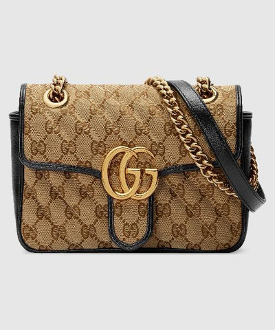 Gucci GG Marmont Mini Bag Original GG Canvas