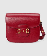 Gucci 1955 Horsebit Shoulder Bag Red