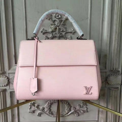 LV Cluny MM Bag Epi Leather Rose Ballerine