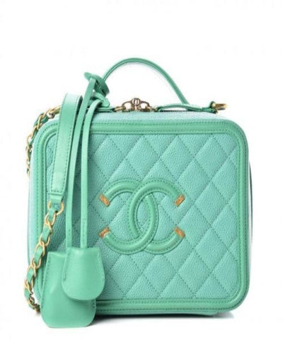Chanel Medium Vanity Case Green