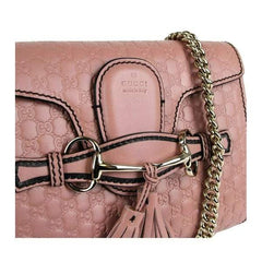 Gucci Emily Mini Micro Guccissima Bag Light Pink