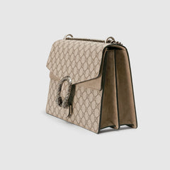 Gucci Dionysus GG Supreme Mini Bag Beige Brown