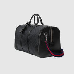 Gucci Soft GG Supreme Carry-On Duffle Black/Grey