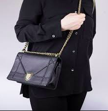 Dior Diorama Calkfskin Bag Black
