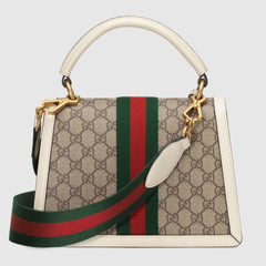 Gucci Queen Margaret GG Small Top Handle Bag White