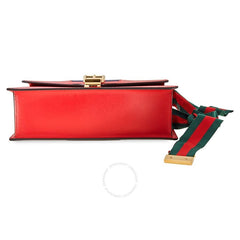 Gucci Sylvie Small Shoulder Bag Hibiscus Red