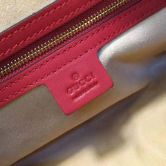 Gucci Signature Small Top Handle Bag Red
