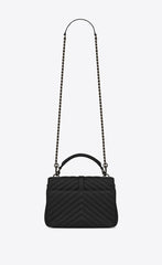 Saint Laurent Large College In Black