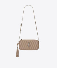 Saint Lauren Lou Camera Bag In Quilted Leather