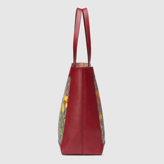 Gucci Ophidia GG Flora Medium Tote Red