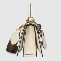 Gucci Queen Margaret GG Small Top Handle Bag White