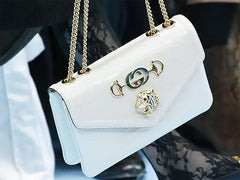 Gucci Rajah Medium Shoulder Bag White