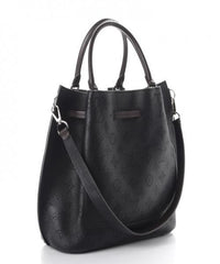 LV Girolata Handbag Mahina Noir