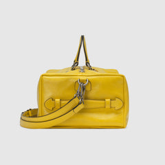 Gucci Soft Leather Backpack Yellow