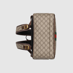 Gucci Ophidia GG Medium Backpack Beige Black