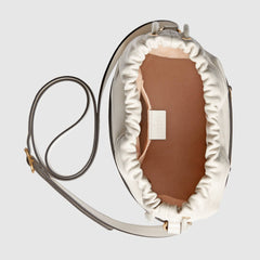 Gucci 1955 Horsebit Bucket Bag White