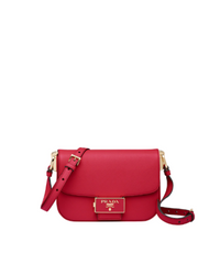 Prada Emblème Saffiano Leather Bag Red