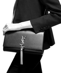 Saint Laurent Classic Small Kate Tassel Chain Black