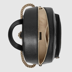 Gucci Soho Leather Chain Backpack Black