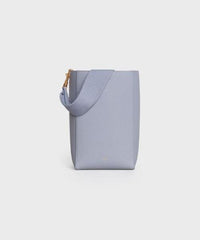 Celine Sangle Small Bucket Bag In Soft Grained Calfskin Cloud