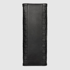 Gucci Padlock Signature Medium Soft Leather Shoulder Bag Black