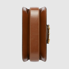 Gucci 1955 Horsebit Shoulder Bag Brown
