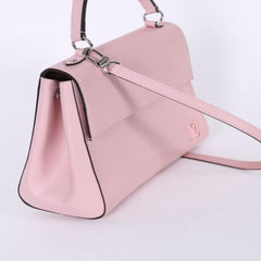 LV Cluny MM Bag Epi Leather Rose Ballerine