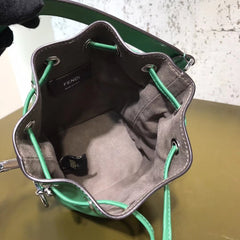 Fendi Mon Tresor Green Leather Mini Bag