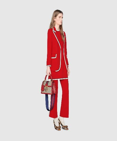Gucci Queen Margaret GG Small Top Handle Bag Red