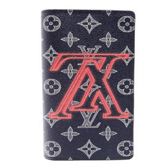 LV Brazza Wallet Monogram Upside Down Canvas Infrarouge Initials