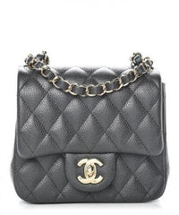 Chanel Mini Flap Bag Dark Grey