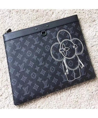 LV Keepall Bandouliere 45 Monogram Eclipse Canvas