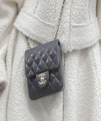 Chanel Mini Flap Bag Grey