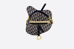 Dior Blue Oblique Saddle Bag