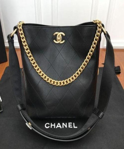 Chanel Hobo Handbag Green