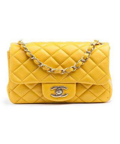 Chanel Mini Flap Bag Yellow