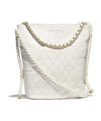 Chanel Hobo Handbag White