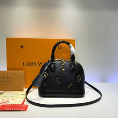 LV Alma BB Epi Leather Love Lock Edition Black