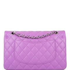 Chanel Medium Classic Handbag Purple