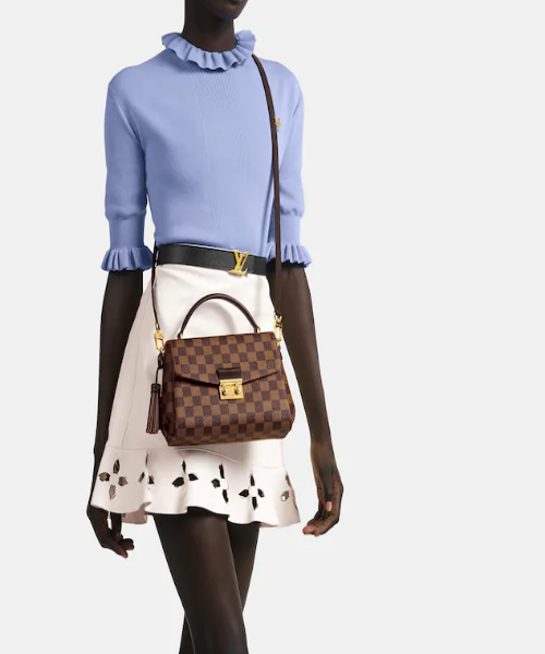 Lv croisette damier ebene hotsell
